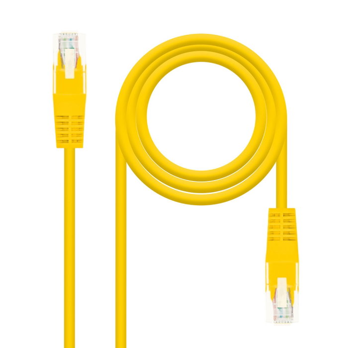 Nanocable Cable de Red Cat.6e UTP AWG24 Amarillo 0.5m